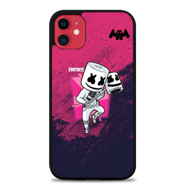 cannon case hardcase premium custom iphone 11 marshmello fortnite skin e1808 case cover full01