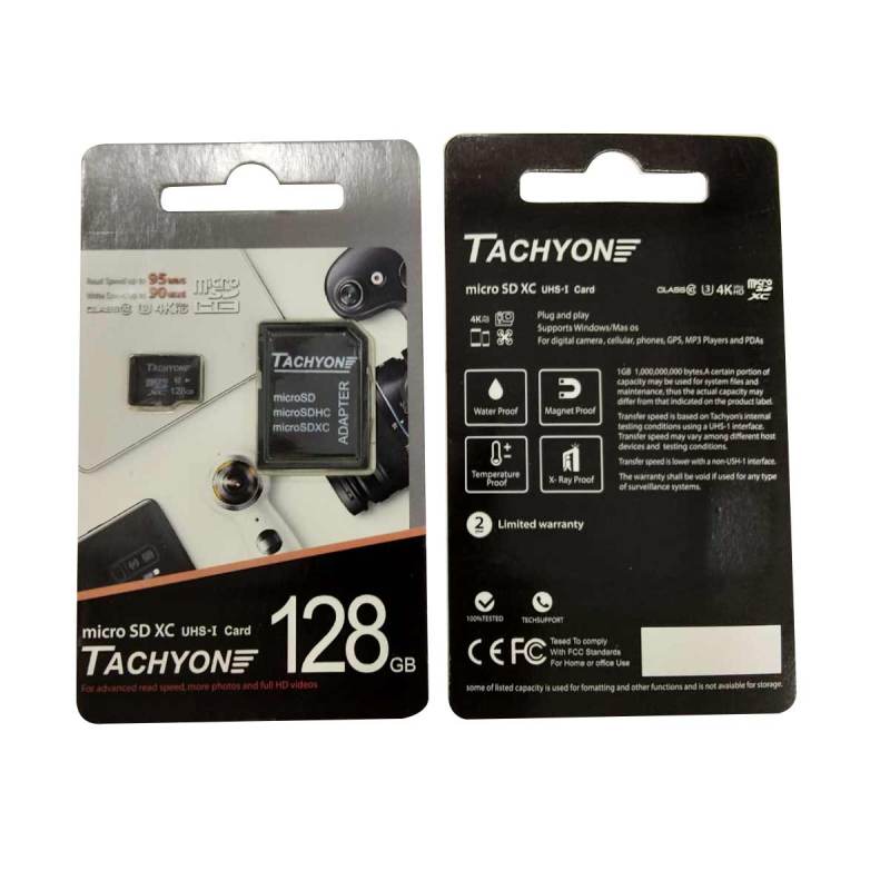 Jual TACHYON Micro SD Class10 4K UltraHd Memory Card [128 GB ...