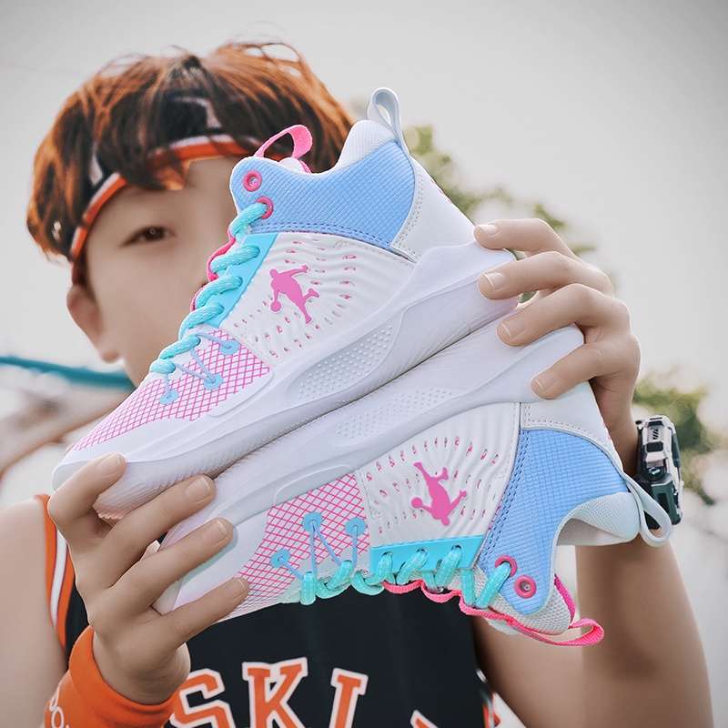 LQ63 sepatu basket anak sneakers perempuan lakilaki