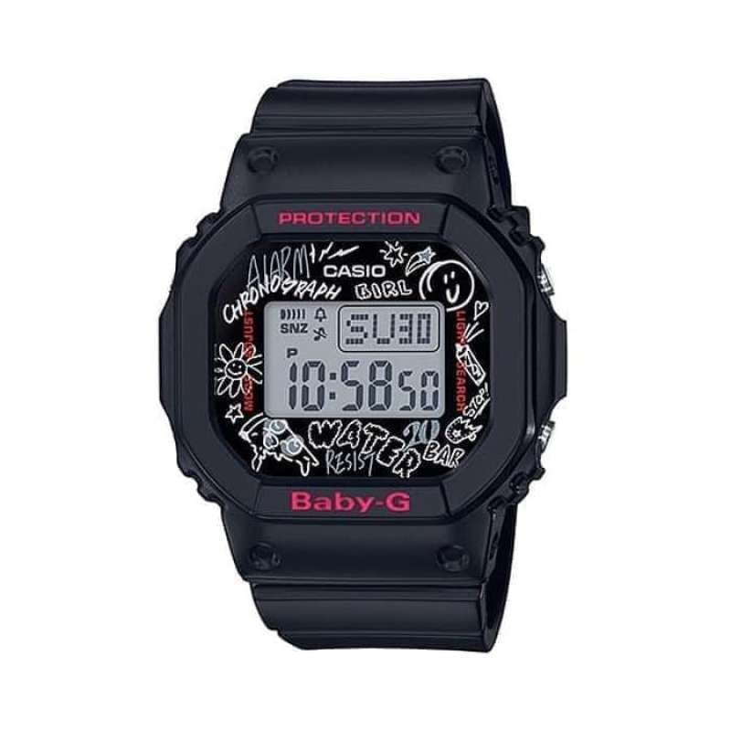Jual Baby G Analog Digital Jam Wanita Karet Hitam BGD 560SK 1