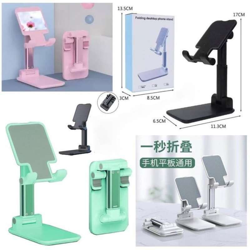 Foldable Phone Holder Stand HP di Meja Folding desktop Dudukan HP