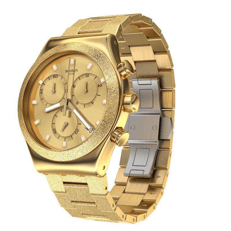 Jual Swatch CHRONO Original Jam Tangan Pria YVG407G IRONY
