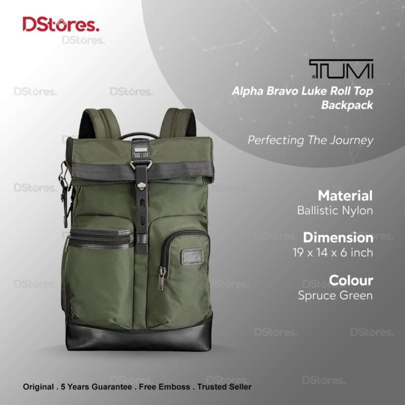 Tumi luke outlet roll top backpack