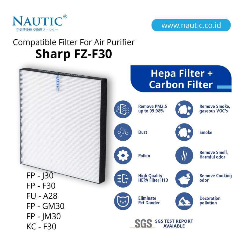 Jual hepa hot sale filter sharp