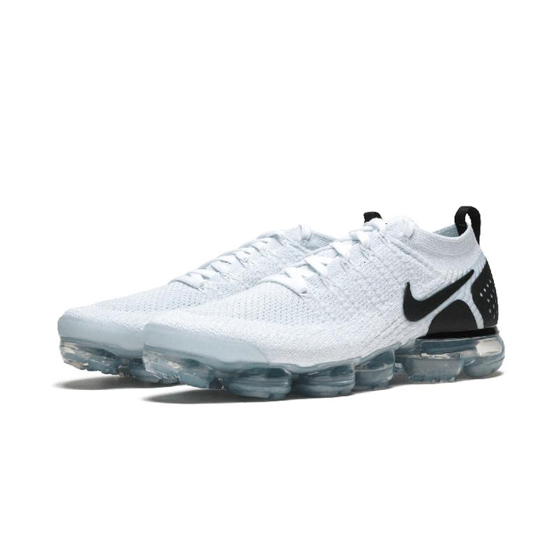 Jual Nike Air Vapormax Flyknit 2 Sepatu Lari Pria Putih Hitam Original 942842 103 Online Oktober 2020 Blibli Com