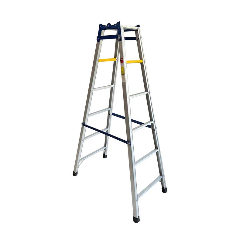 Jual Sj Aluminium Ladder Sahara Aluminium Tangga Lipat 1 75 M 175 Cm Online November 2020 Blibli