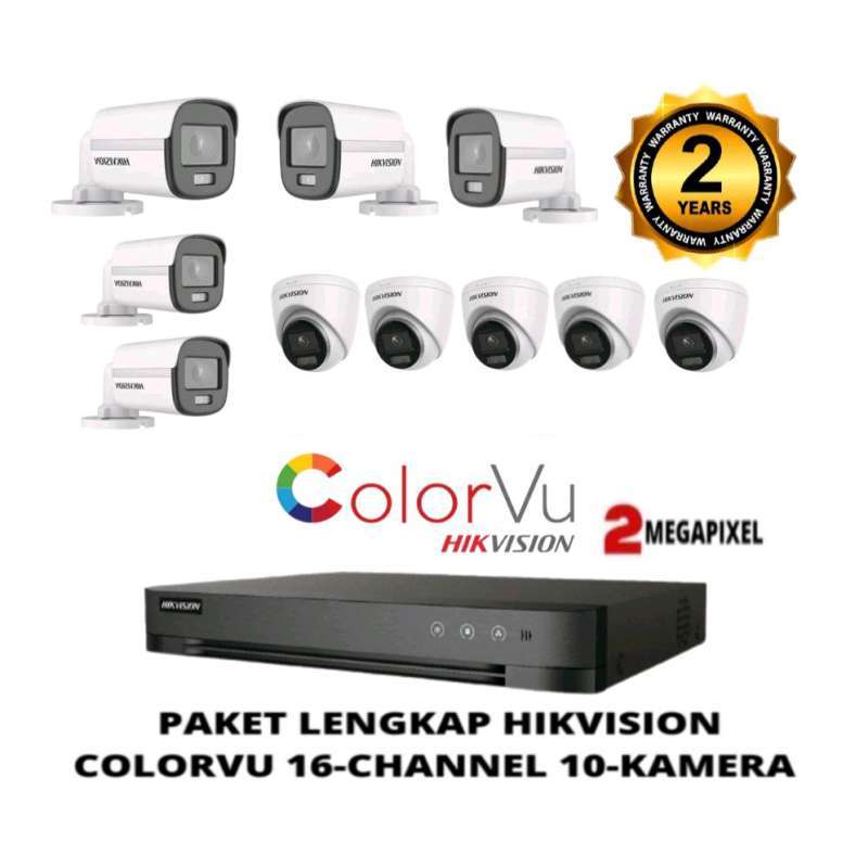 Cctv System Hikvision 10 Megapixel Camera Jual Paket Cctv