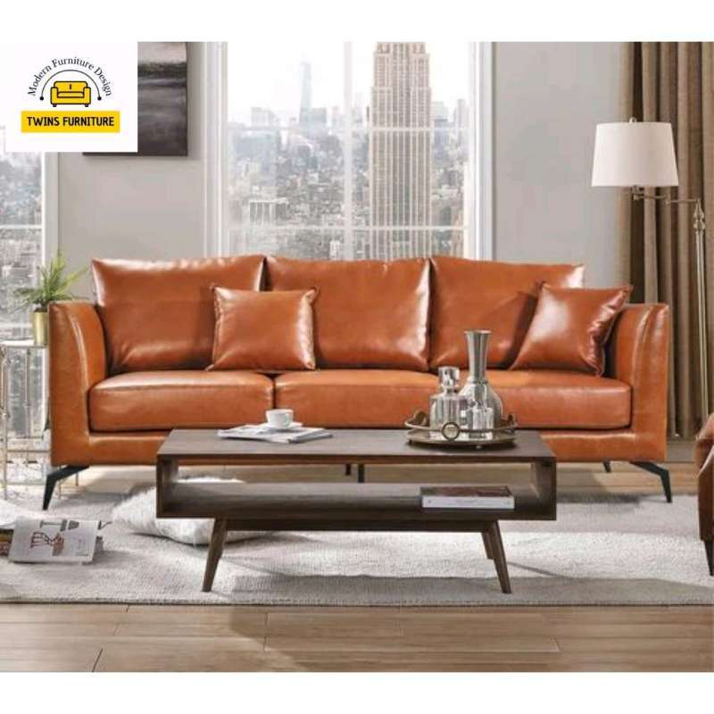 Sofa kulit 3 seater hotsell