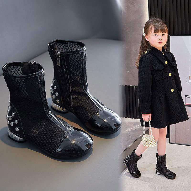 Jual Sepatu Boot Anak Perempuan Summer Fashion - SZ 37 (23cm /9.5-10T)  BLACK di Seller hukkiesbabys - Mangga Dua Selatan, Kota Jakarta Pusat |  Blibli