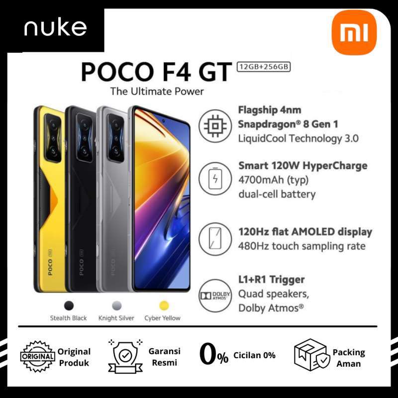 Xiaomi POCO F4 GT Cyber Yellow イエロー POCO F4 GT CYBER YELLOW UNBOXING PREVIEW | BEST COLORWAY