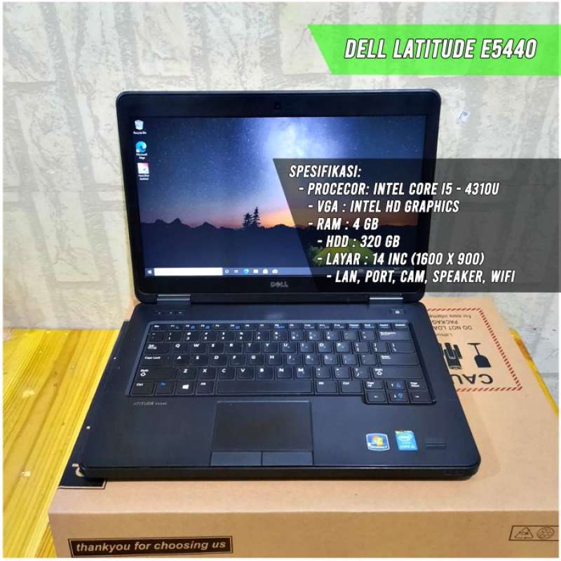 Laptop Dell Latitude E5440 Core i5 4310U Intel HD 5500 Ram 4/320Gb