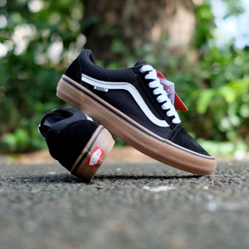 Promo Vans oldskool pro black gum 