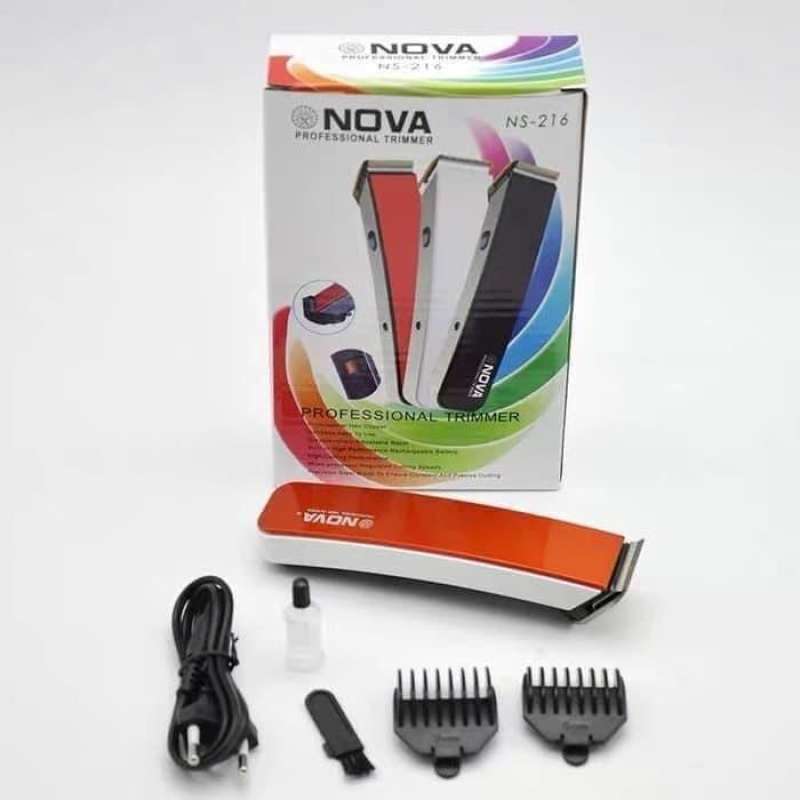 Alat Mesin Pangkas Cukur Cukuran Rambut Clipper Kliper Trimmer Cas Charge Cordless Onyx 217 OX217 OX OX 217 Barber