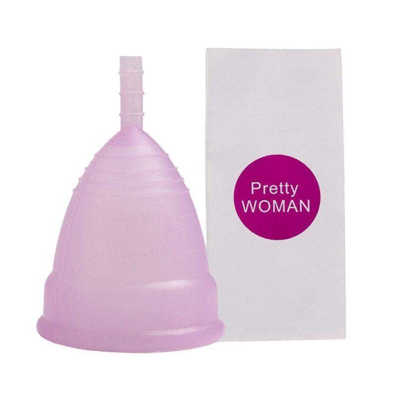 Jual Eds Medical Grade Silicone Menstrual Cup Feminine Lady Hygiene Coppetta Mestruale Coupe Menstruelle Period Cup Large Purple Online Februari 2021 Blibli