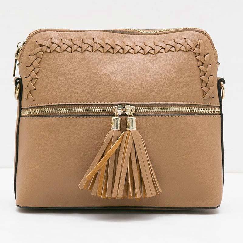 Jual Berrybenka Yuvita Avva Tassel Sling Bags Wanita Brown Murah Maret 2020 Blibli Com