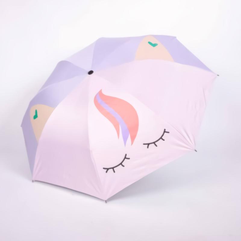 Jual Mozola Grc 01 3 Unicorn 2 Warna Lapis Hitam Anti Uv Payung Lipat Online Desember 2020 Blibli