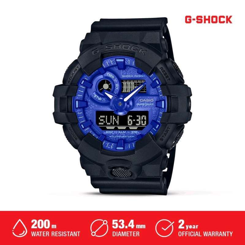 Jual Casio G shock Ga 700bp 1adr Jam Tangan Pria Analog Digital Biru Ga700 Di Seller Duniawatch1 Jakarta Pusat Kota Jakarta Pusat Blibli