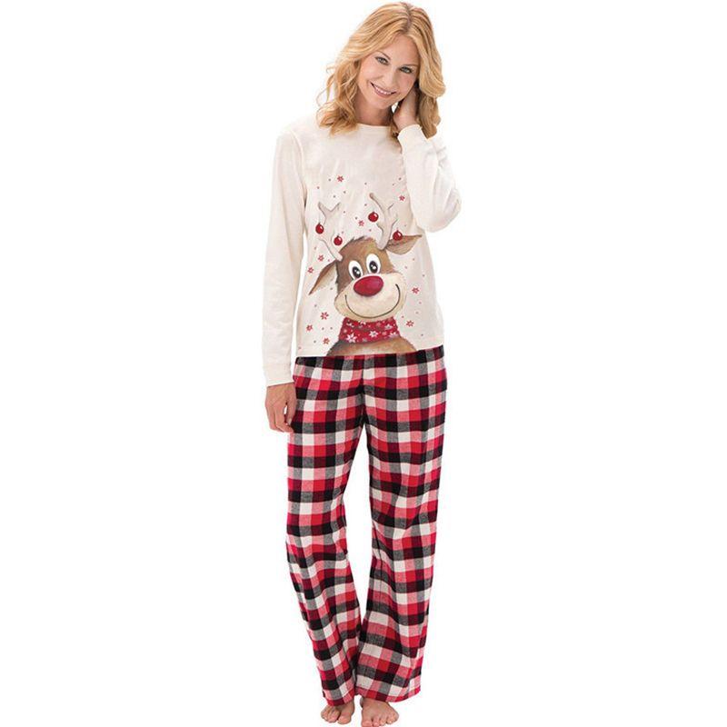 Jual Eds Pajamas Christmas Pjs Family Set Cotton Christmas Elk Printed Long Sleeve Nightwear Sleepwear Size Mom Online Agustus 2020 Blibli Com