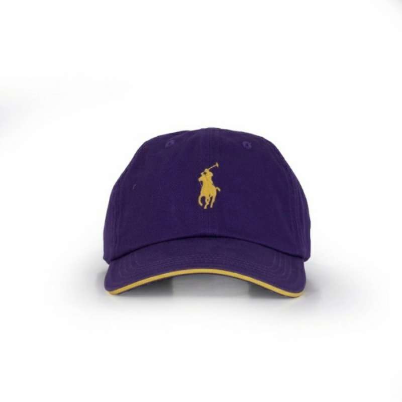 Promo TOPI POLO ungu ORIGINAL CAP RALPH LAUREN ORI LEATHER STRAP