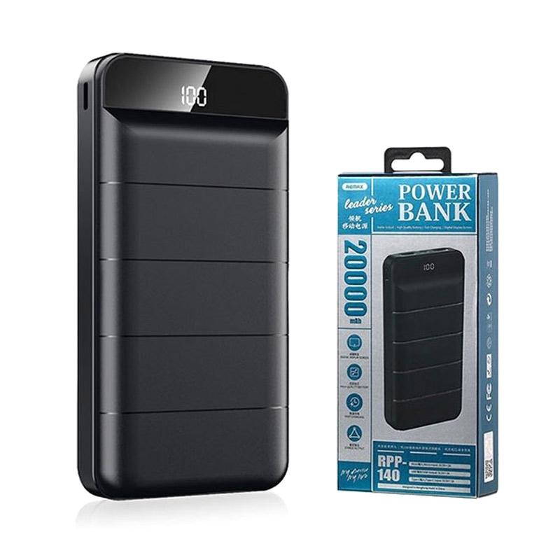 Jual Powerbank Remax Leader 20 000 Mah Pb Original Real Capacity Remax Rpp 140 Power Bank Original Remax Online September 2020 Blibli Com