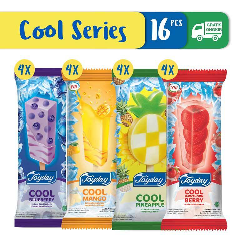 Jual Joyday Ice Cream Cool Series Pack Es Krim 16 Pcs Online Oktober 2020 Blibli Com