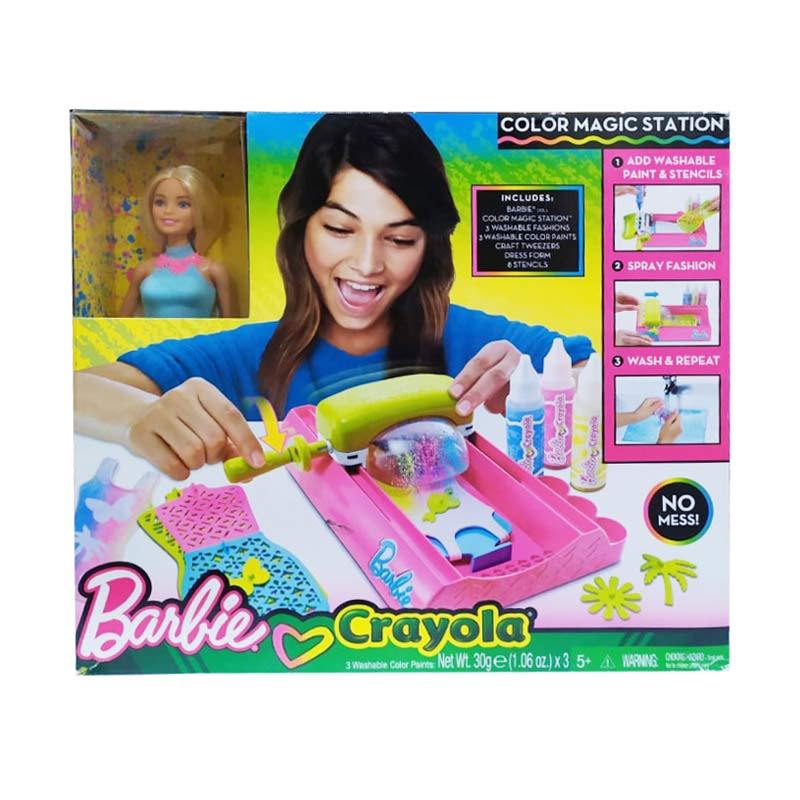 barbie painting set