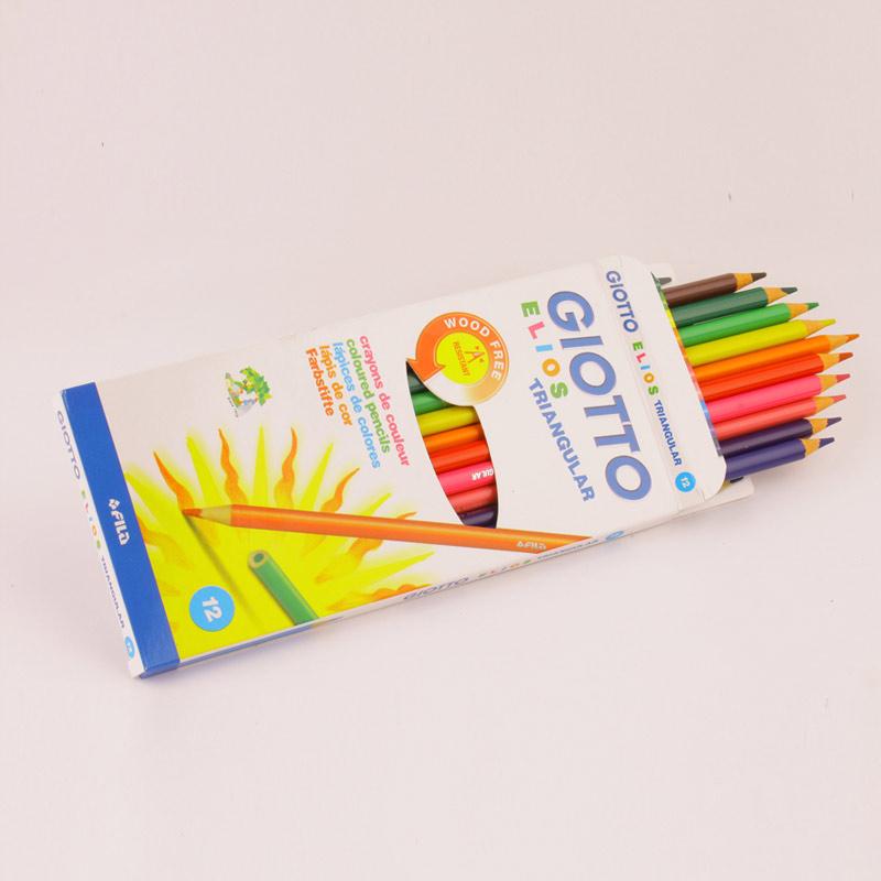 Jual Giotto Color 3 0 Triangular Cardboard Pensil Warna 12 Colors Online November 2020 Blibli Com