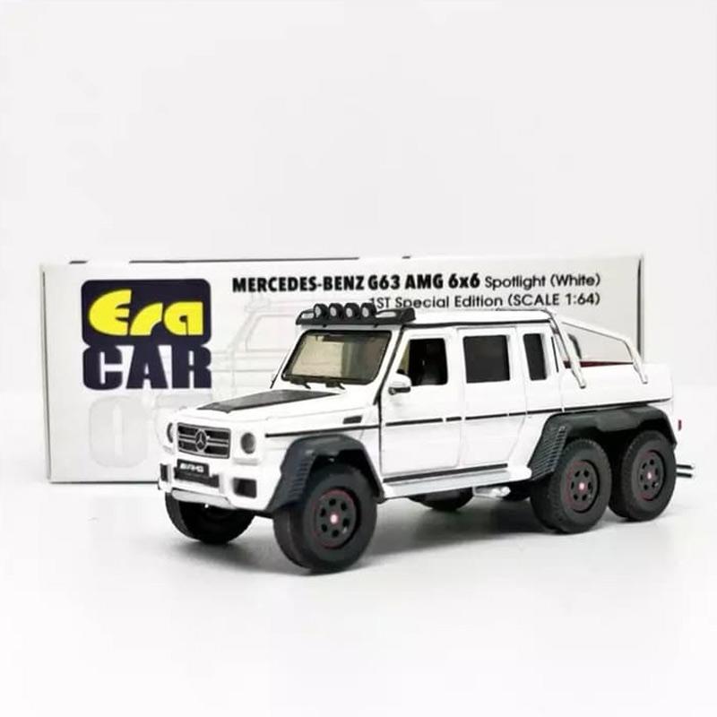 Jual Era Car Vt33 Mercedes Benz G63 Amg 6x6 Diecast Spotlight White 1 64 Online November 2020 Blibli Com