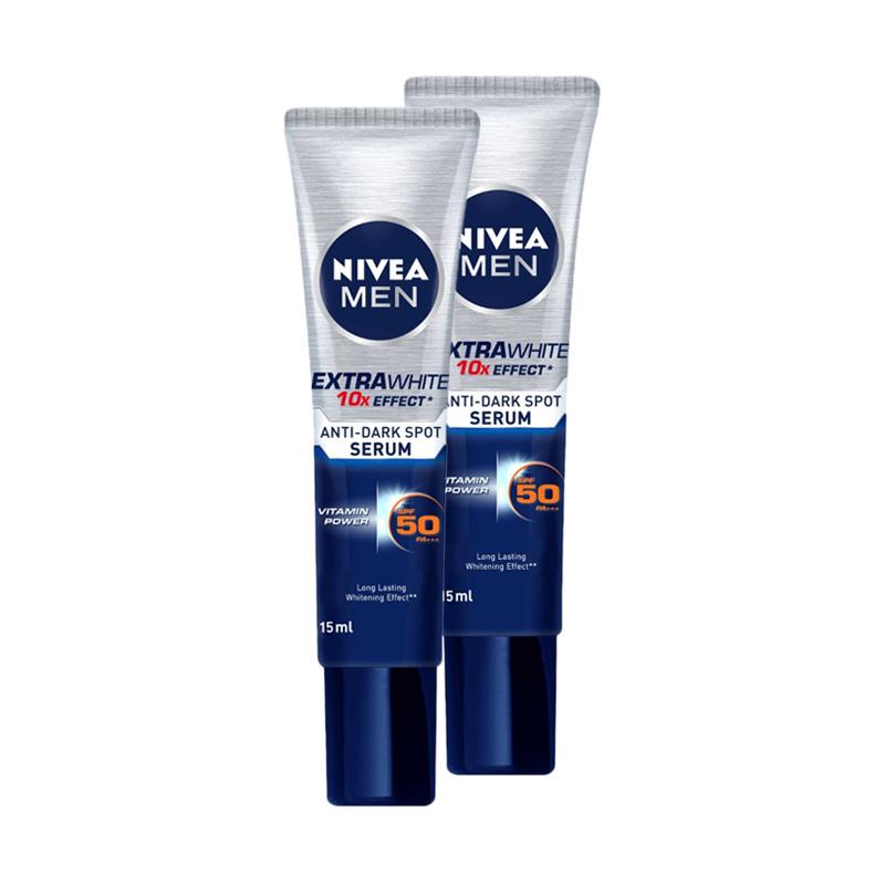 Jual Nivea Men Spf50 Extra White Anti Dark Spot Serum 15 Ml Twinpack Online Desember 2020 Blibli