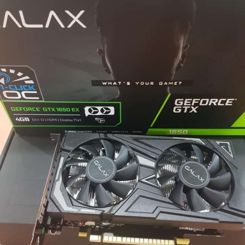 Jual GALAX nVidia Geforce GTX 1650 4GB DDR5 128 BIT 1 Click OC