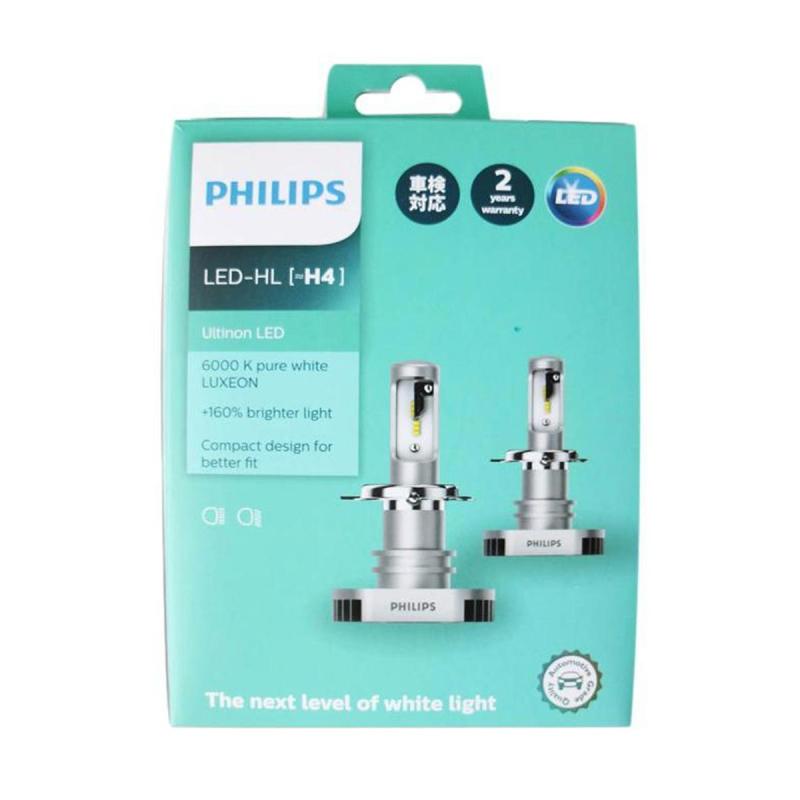 philips ultinon led hl h4 lampu mobil