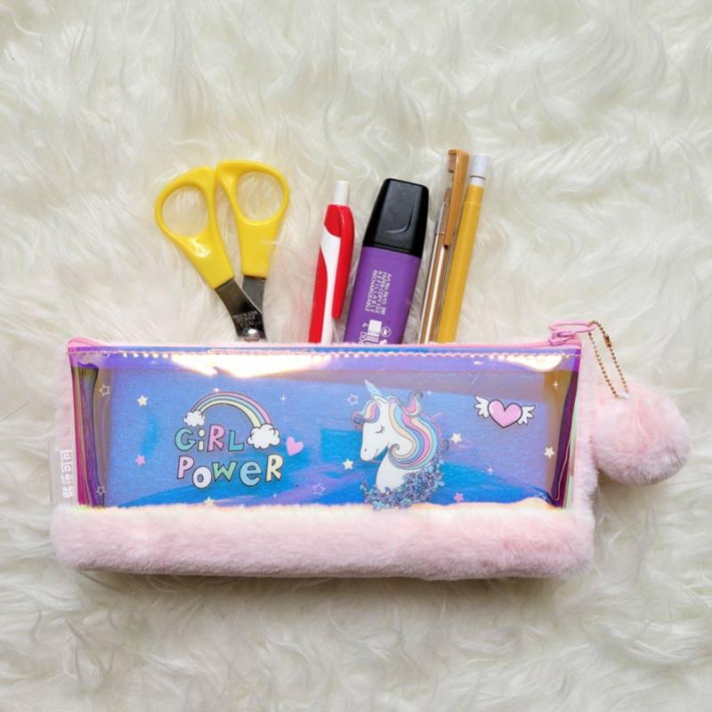 Jual Faye Korean 3207 Unicorn Hologram Bulu Justice Smiggle Alike Tempat Pensil Online Desember 2020 Blibli