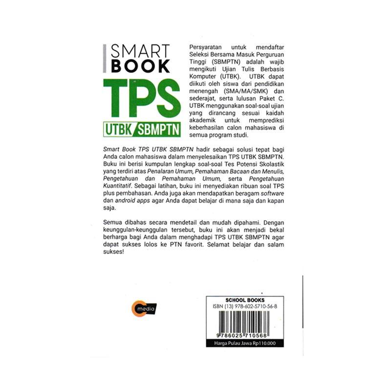 Jual Cmedia Smart Book Tps Soshum Utbk Sbmptn By The King Eduka Buku Referensi Online November 2020 Blibli Com