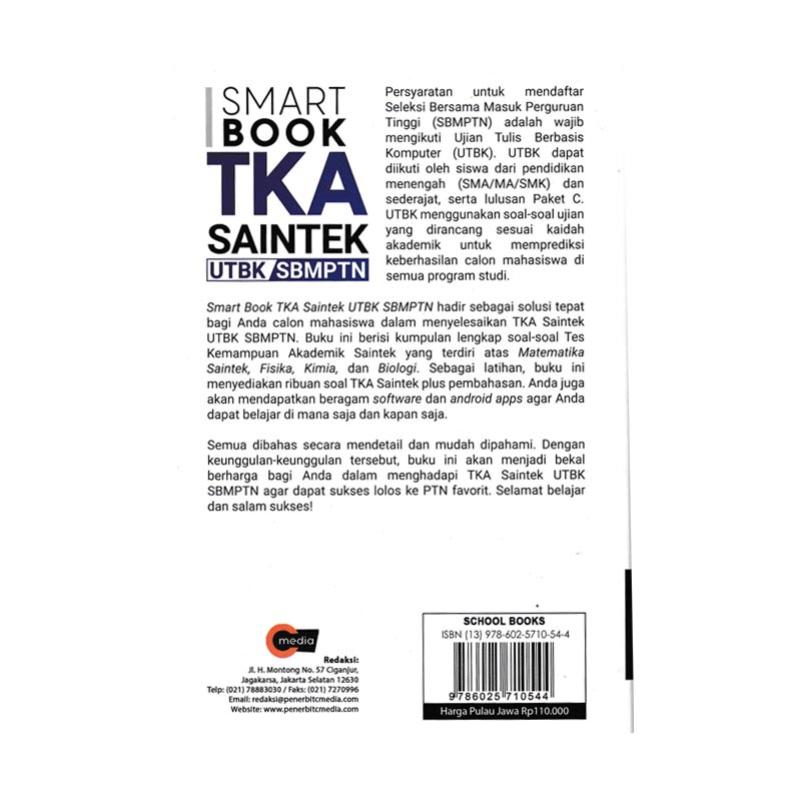 Jual Cmedia Smart Book Tka Saintek Utbk Sbmptn By The King