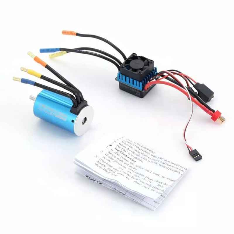 Jual Esc Combo 3660 3800kv Motor Brushless Sensorless 60a For Rc Car Murah Mei 2021 Blibli