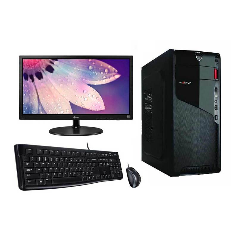 amd paket pc desktop gaming rakitan amd a10 ram 8gb ddr4 hdd 500gb ssd 240gb monitor pc keyboard mouse