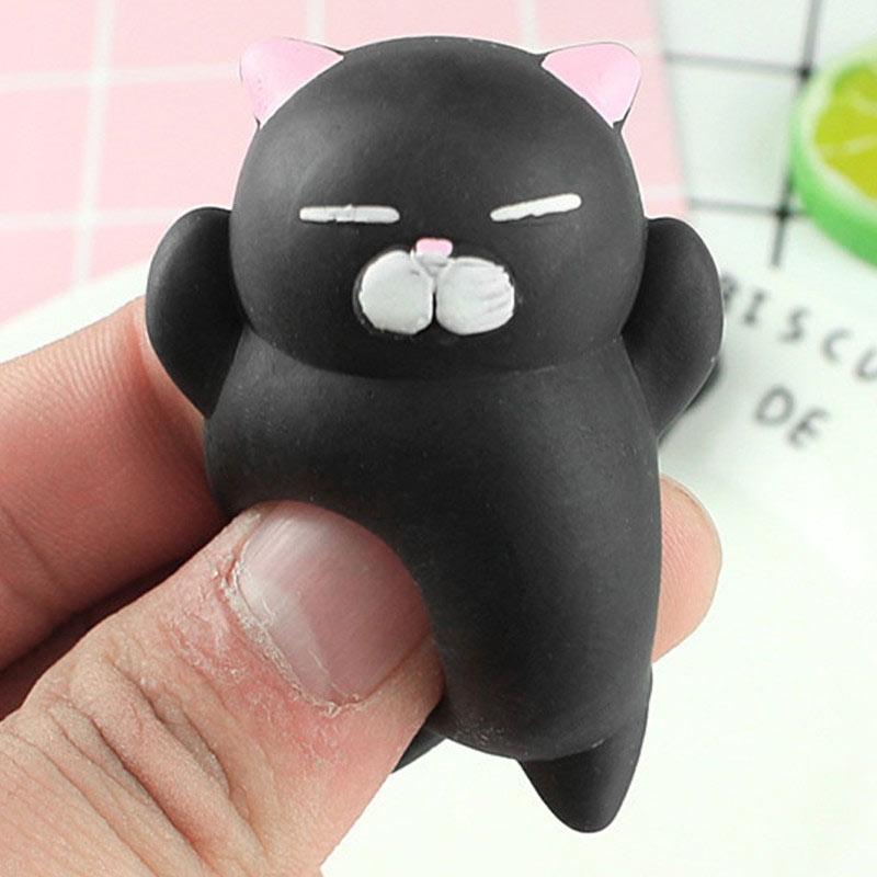 Jual H Ikea Mini Squishy Cute Cat Anti Stress Ball Squeeze Joke Toy Abreact Soft Sticky Squishi Stress Relief Phone Strap Online September 2020 Blibli Com