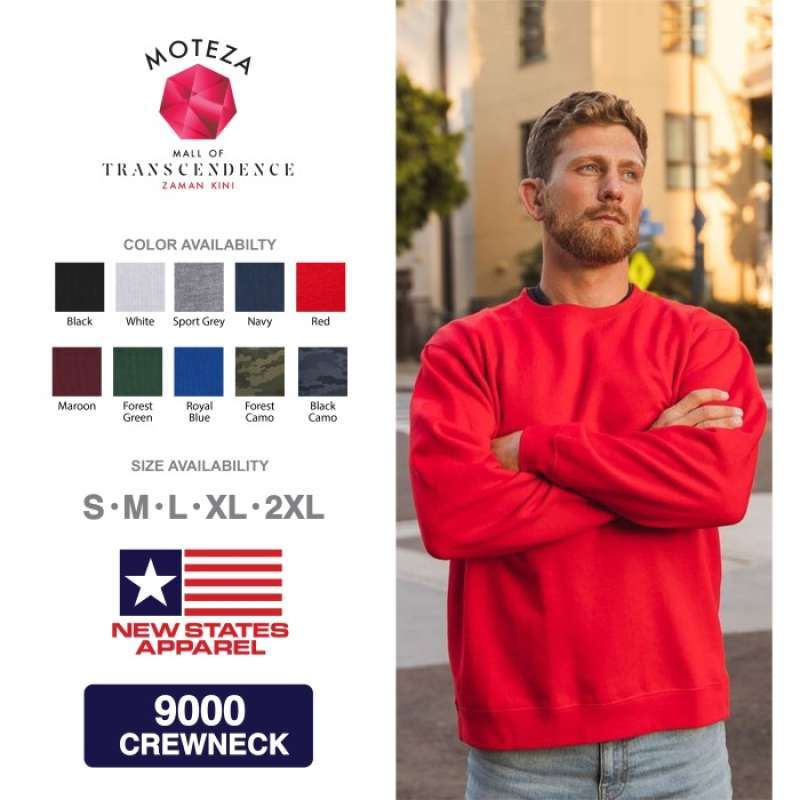 Jual Jaket Sweater New States Apparel Original Nsa Crewneck 9000 S Xxl White L Di Seller Moteza Indonesia Gunung Sahari Selatan Kota Jakarta Pusat Blibli