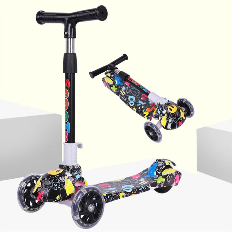 Jual H Ikea 2in1 Folding 3 Wheel Scooter Baby Walker Car With 5 Level Height Adjustment For Children Random Online September 2020 Blibli Com