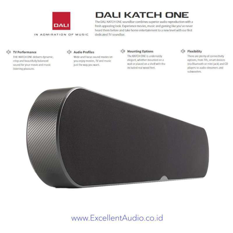 DALI Katch One Bluetooth soundbar speaker