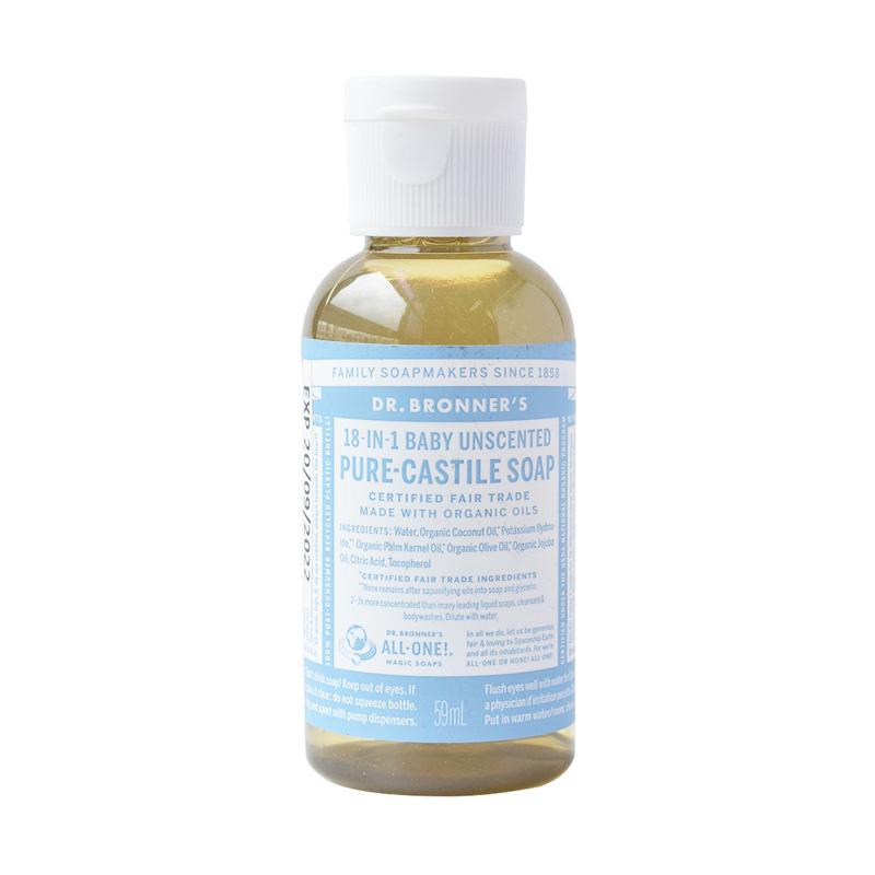 Jual Dr Bronner S Pure Castile Liquid Soap Unscented 59 Ml Online Desember 2020 Blibli