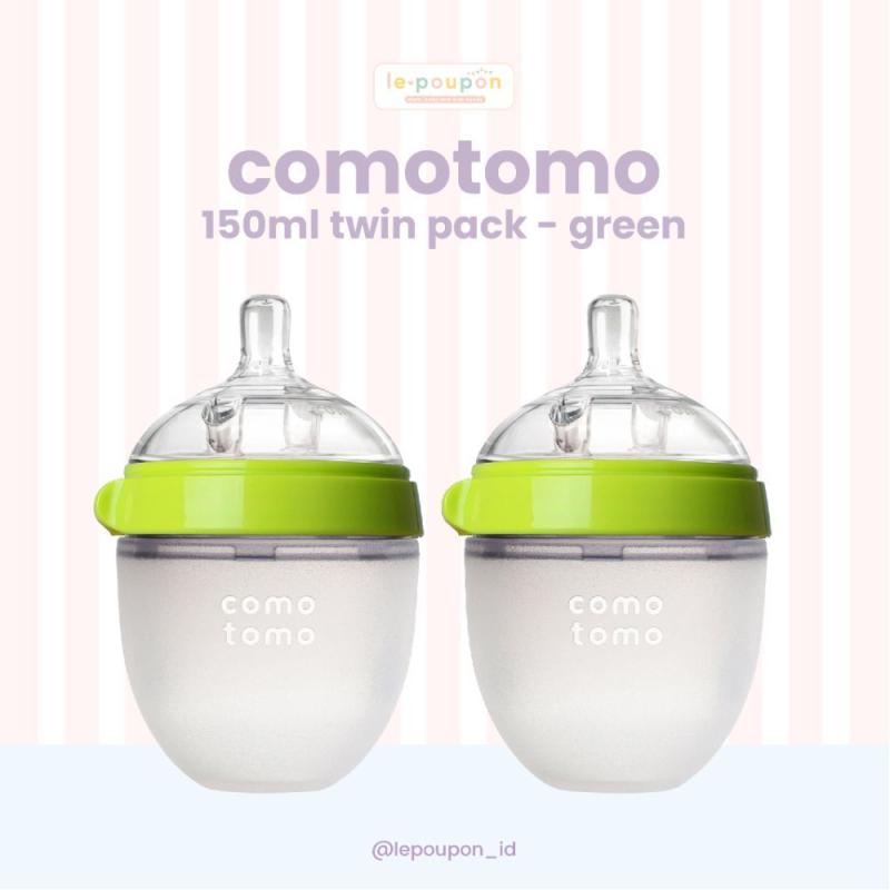 Jual Comotomo Baby Bottle Twin Botol Susu Green 2 X 150 Ml Online Januari 2021 Blibli