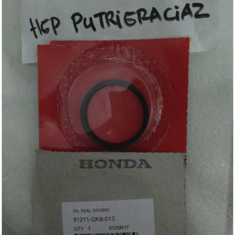 Jual Seal Pully Beat Spacy Ori Ahm 91211gk8013 Sil Graciaz Di
