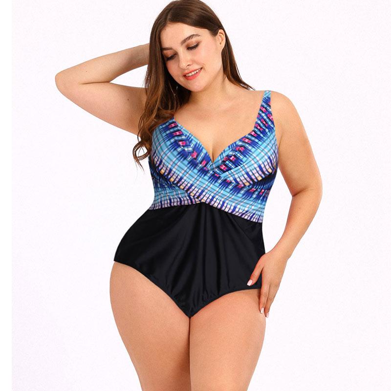 Get Wallpaper Jual Fashion Deal Women Plus Size Floral Graphic Fitted One Piece Free