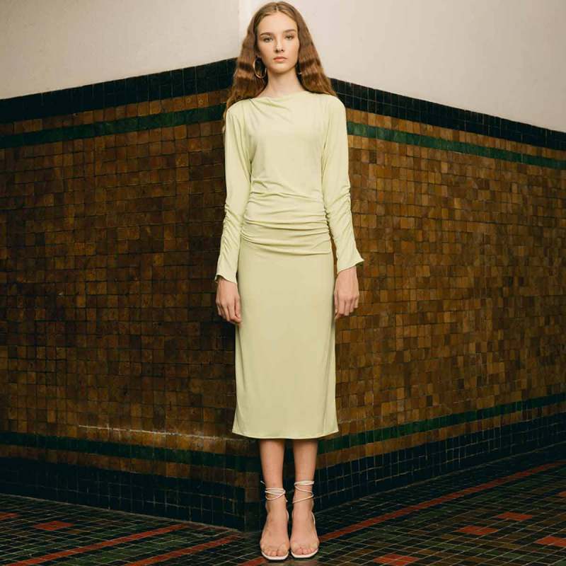 Jual ATS The Label Cohesive Dress Wanita - Lime - Lime M di ...