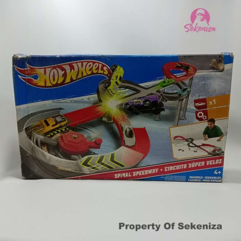 Hot wheels discount spiral speedway