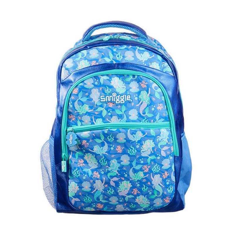 smiggle blue backpack