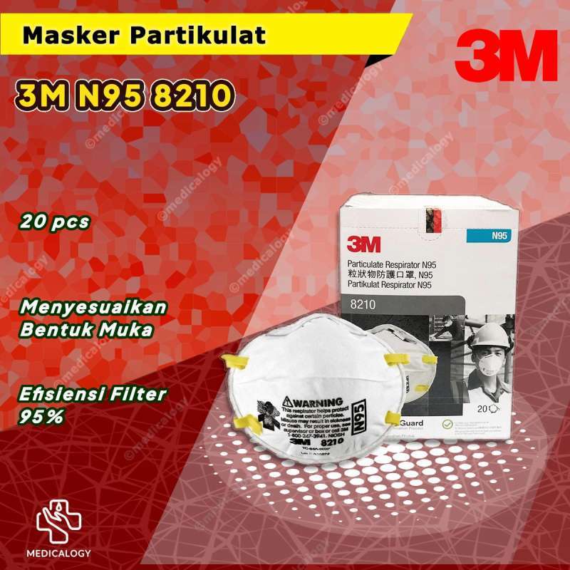 ☆【2ケース販売】3M 8210 N95防塵マスク 20枚入×8箱 =160枚 3M 8210 N95 防塵マスク 20枚入り✖️8箱 合計160枚 3M 8210