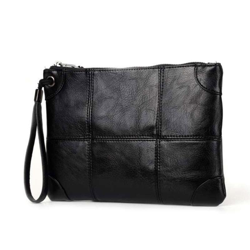 monochrome clutch bag