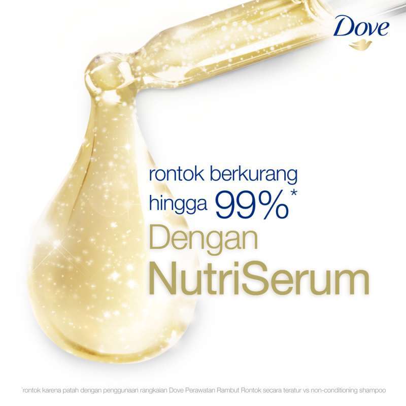 Promo Dove Shampoo Perawatan Rambut Rontok Sampo Pouch [900 Ml